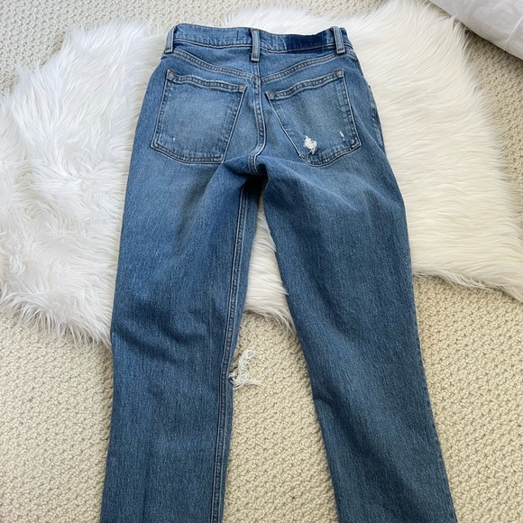 Abercrombie & Fitch Curve Love 90s Straight Jean Low Rise 24 - Picture 3 of 6